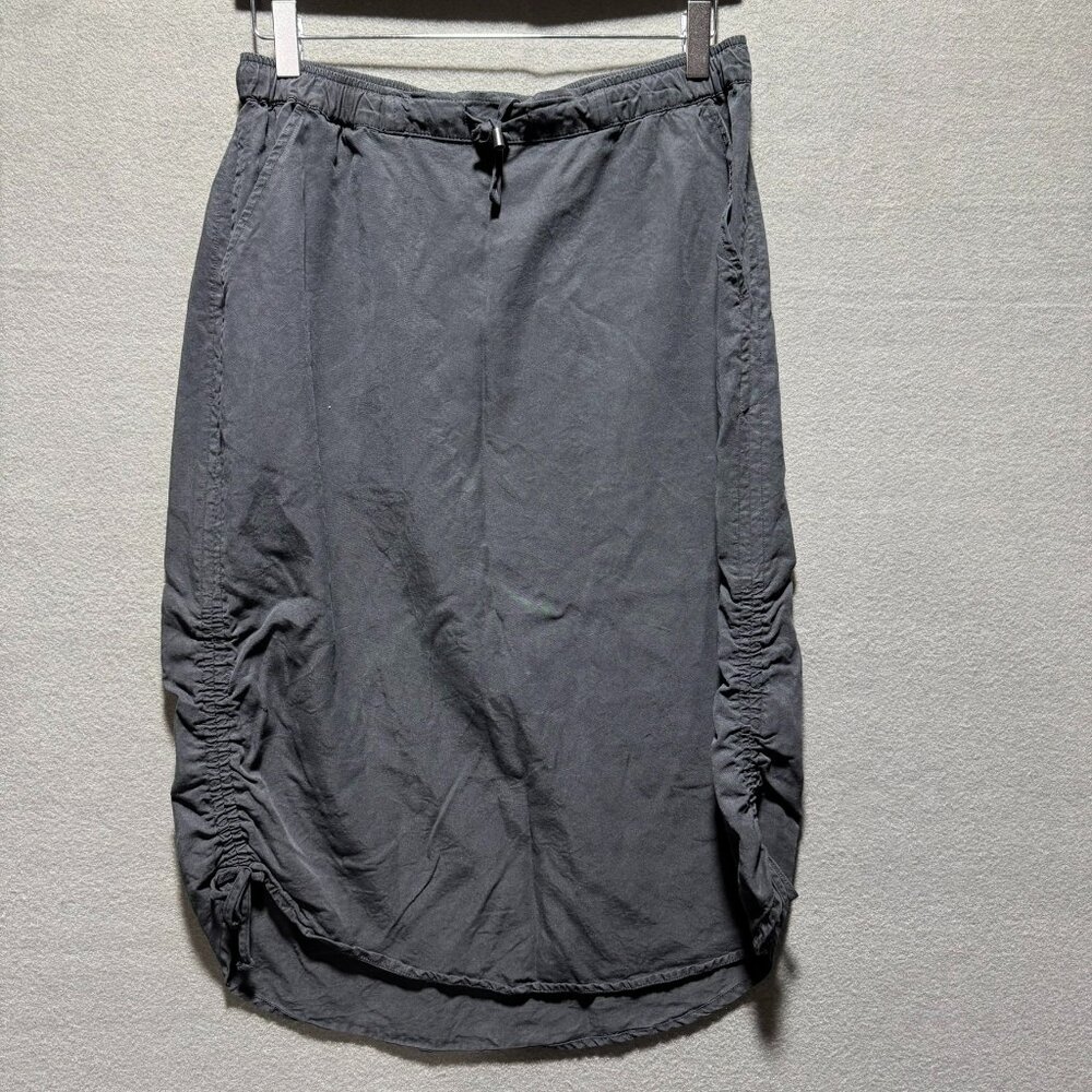 Tribal Womens Black Skirt Size Small Elastic Waist Drawstring Cinch sides